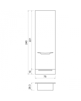 Зеркало парикмахерское "Prince"