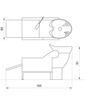 Мойка парикмахерская "WASHLONGUE E 2011"
