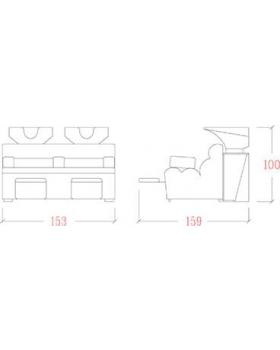 Мойка парикмахерская "NAPOLEONE RELAX"