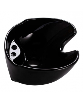 Парикмахерская глубокая раковина SUN&SPA "БРОСС" черная + ПОЛНЫЙ КОМПЛЕКТ