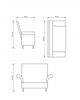 Диван для холла "Daniela"