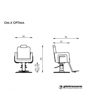 Кресло парикмахерское "OM-X UNISEX OPTIMA"