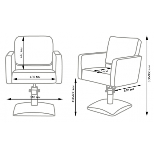Парикмахерское кресло "Одри Декор"