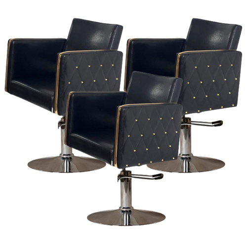 Парикмахерское кресло "Голдиум Блэк"