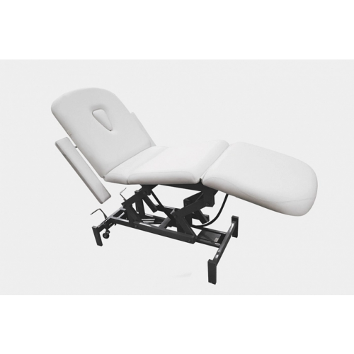 Косметологическая кушетка "Ондеви-4" с подлокотниками, 4 электропривода, проводной пульт управления
