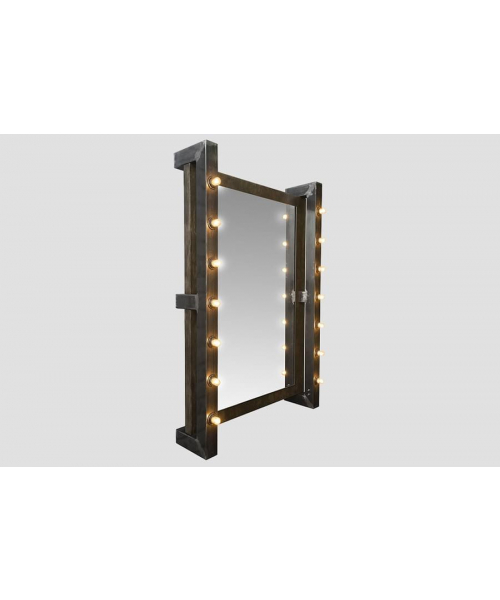 Мужское барбер зеркало "Andres" (с подсветкой)