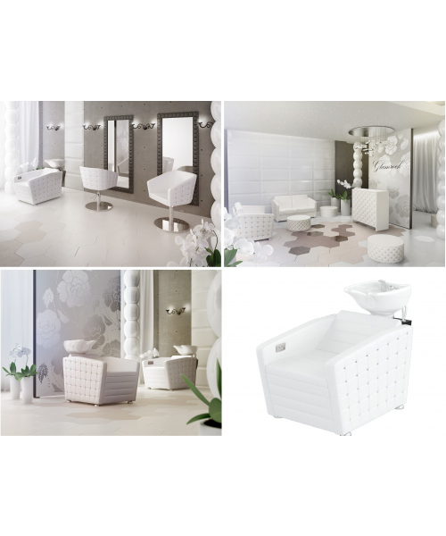 Парикмахерский комплект "Гламрок" белый